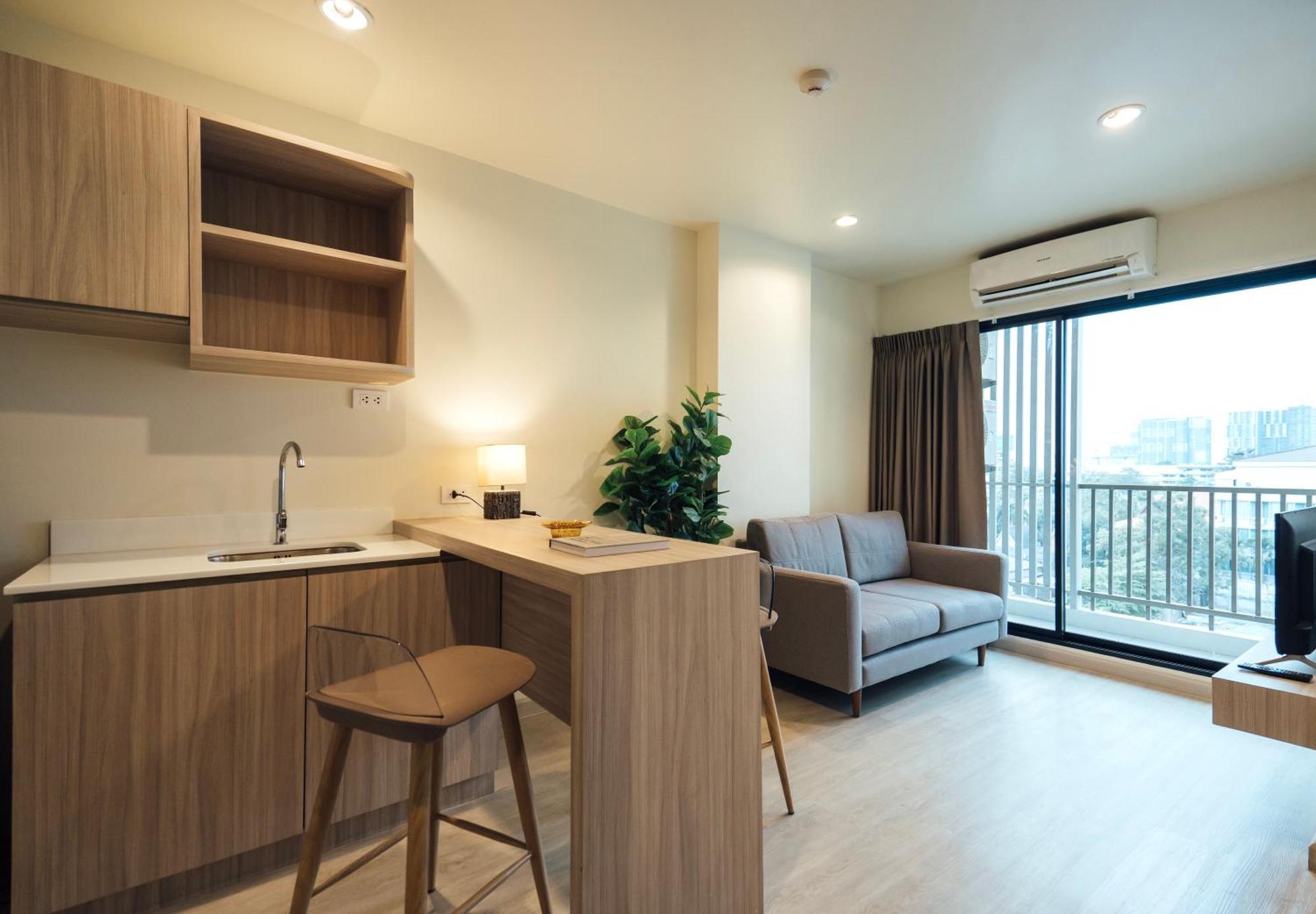 Apartamento Theview Chaengwattana14 เดอะวิวแจ้งวัฒนะ14 Bangkok Exterior foto